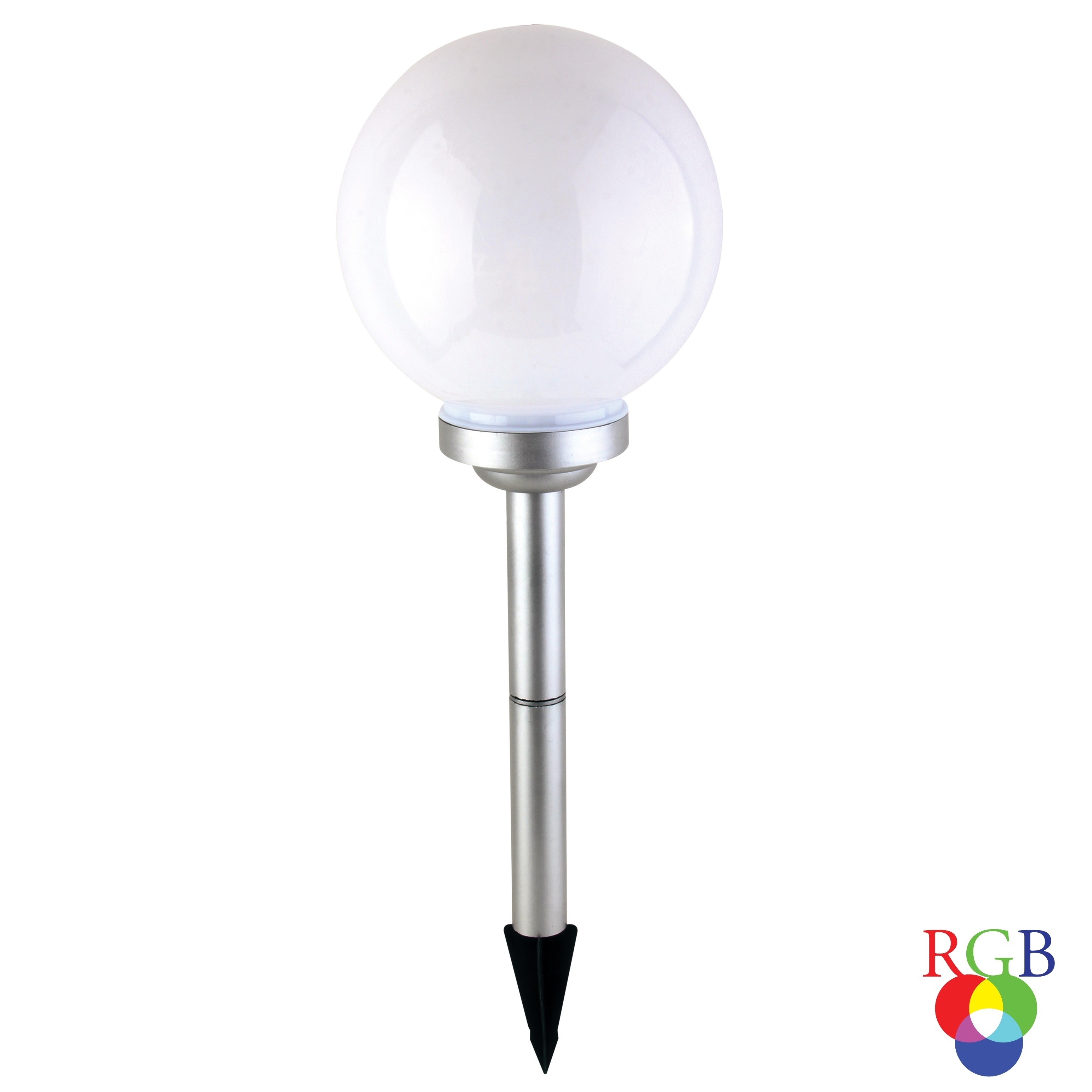 Lampa solara LED RGB TH016F, plastic