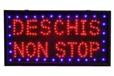 Reclama luminoasa - Deschis Non Stop