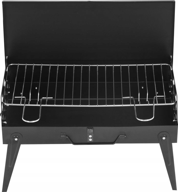 Gratar pliabil, tip diplomat, reglabil pe inaltime