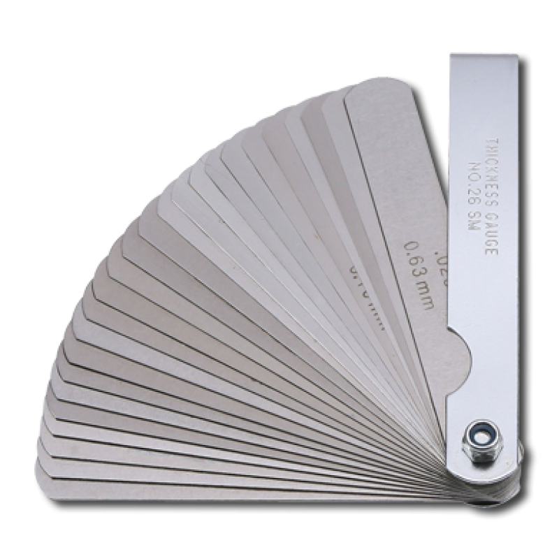 Set lere calibre metalice 15 piese 0.63-0.05mm