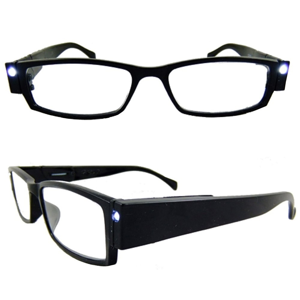 Ochelari pentru citit dotati cu 2 LED-uri