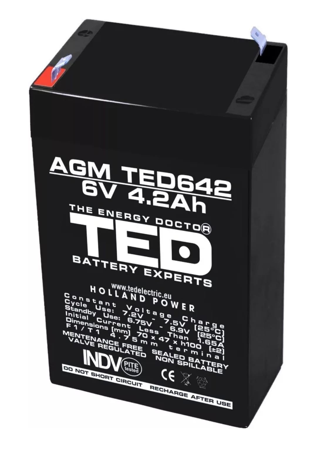 ACUMULATOR 6V 4.2AH