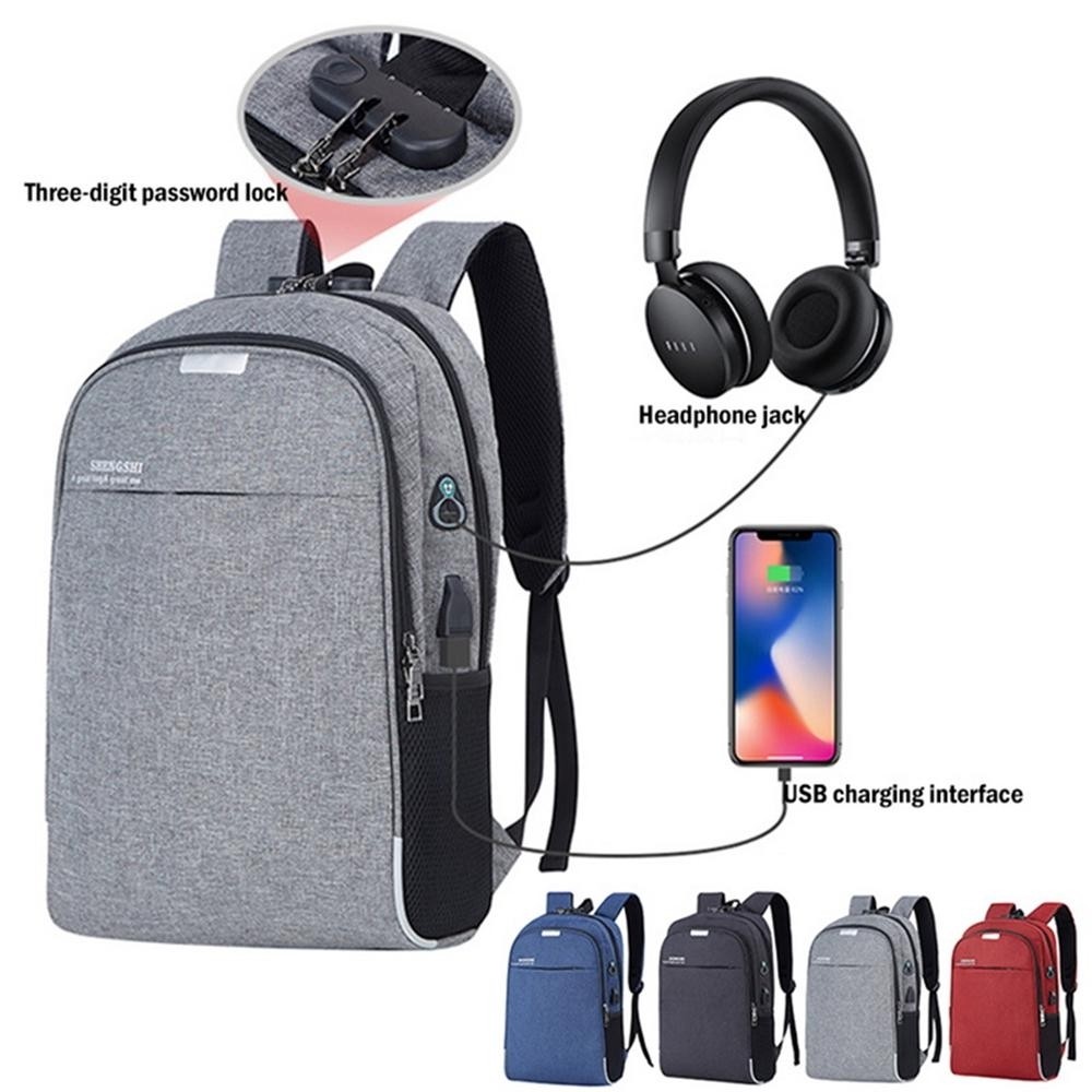Ghiozdan tip rucsac Anti-Furt multifunctional cu port USB