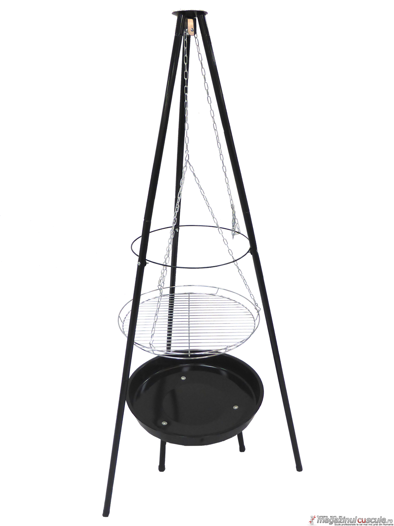 Gratar Cu Trepied Si Lant