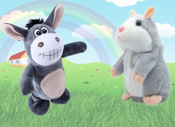 Pachet 2 jucarii interactive, Magarus si Hamster vorbitor