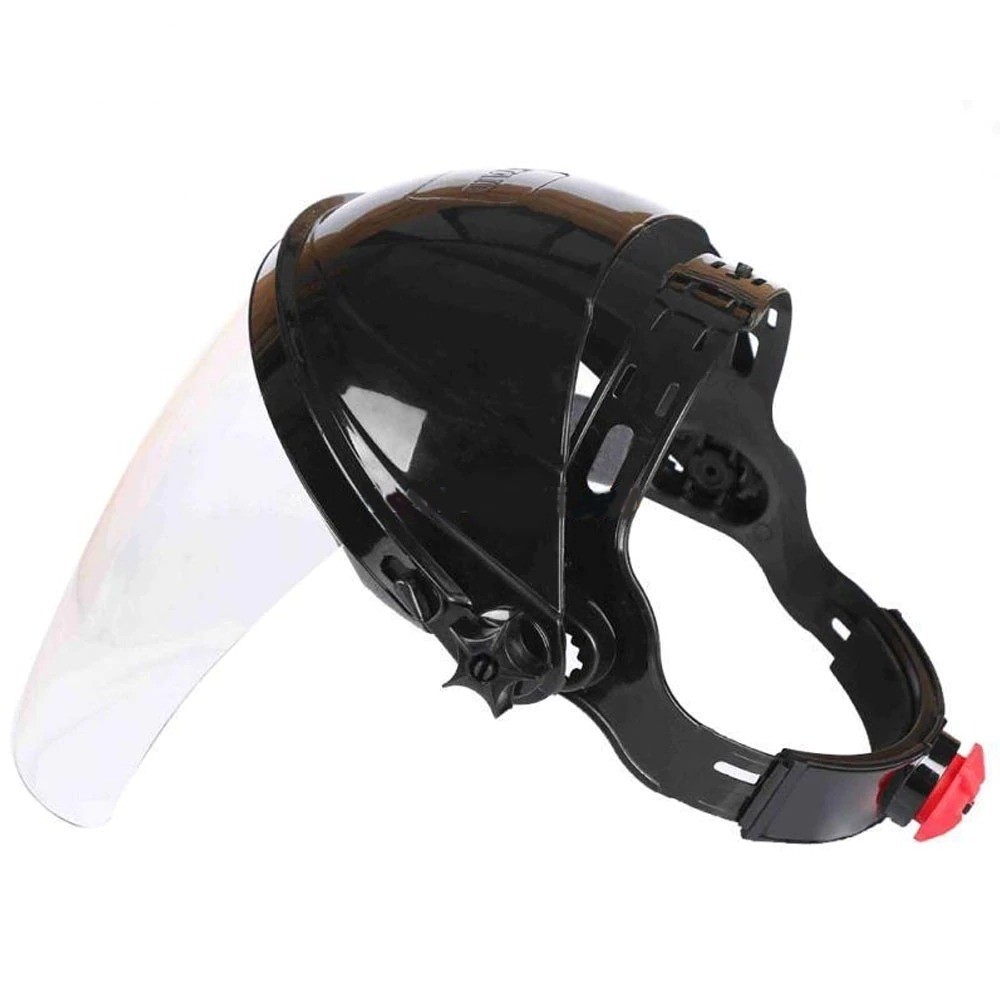 Masca protectie fata reglabila, rama policarbonat cu ecran plastic