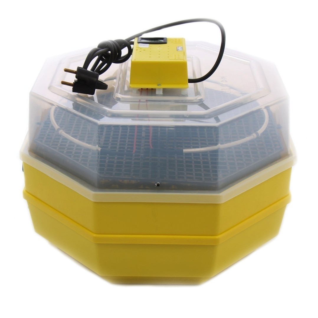 Incubator electric dublu , CLEO 5X2 DT, Temperatura incubare 38 grade, Capacitate 82 oua gaina, Dispozitiv dublu de intoarcere si Termometru