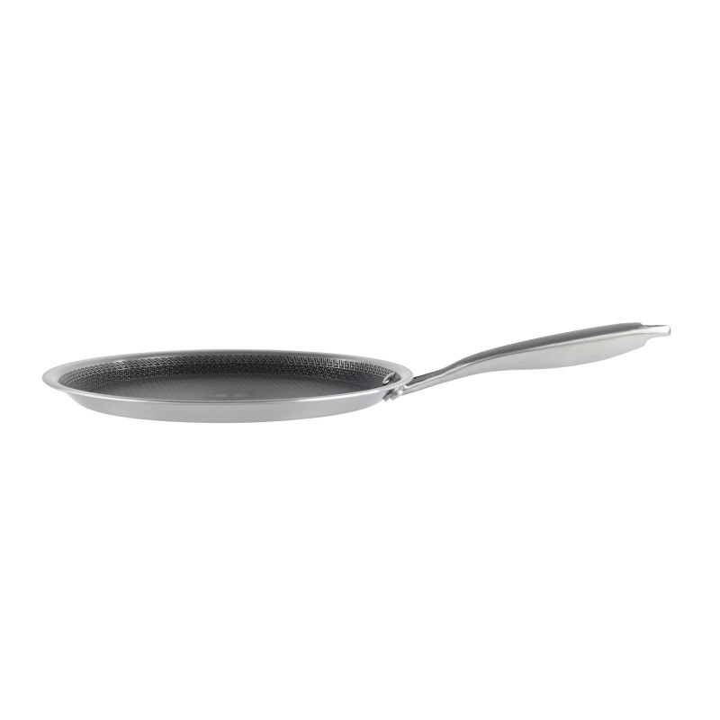 Tigaie Clatite din inox, invelis anti-aderent honeycomb, compatibila plita cu inductie, 28 cm, 0.95 l,
