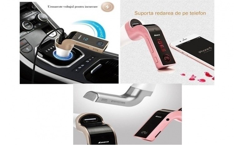 Modulator FM HandsFree Bluetooth CARG G7