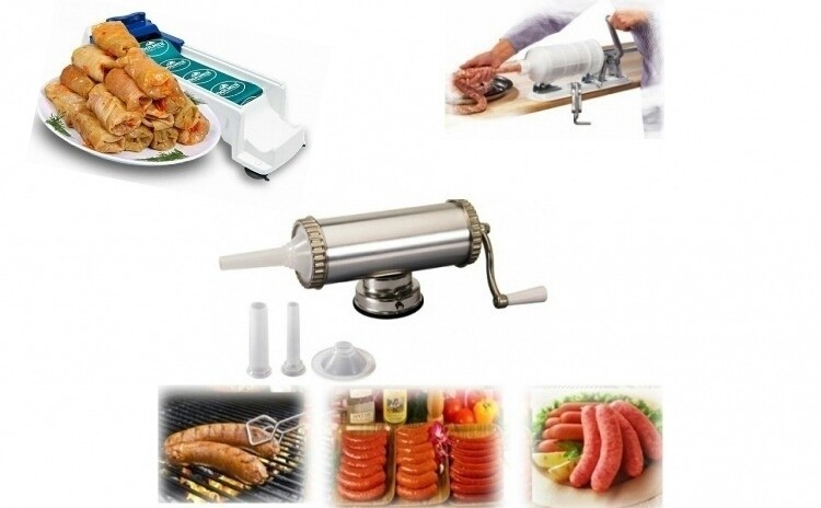 Oferta Masina de facut carnati, capacitate 2.5 kg, CADOU Aparat de facut sarmale