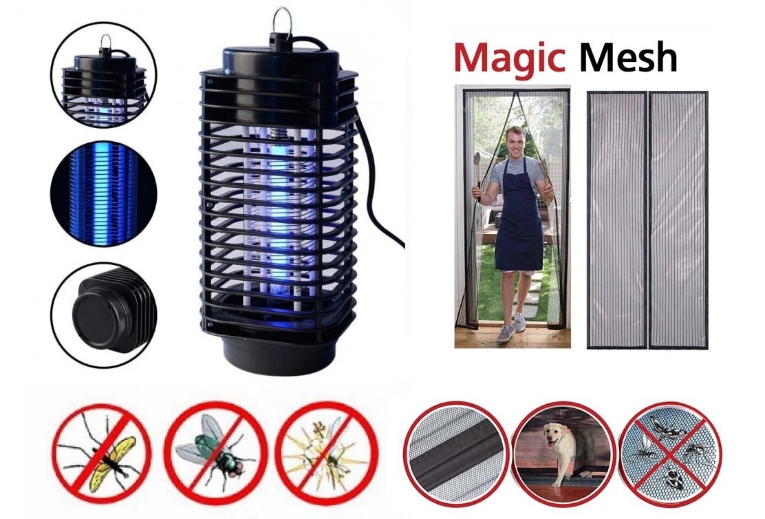 Plasa magnetica + lampa UV tantari