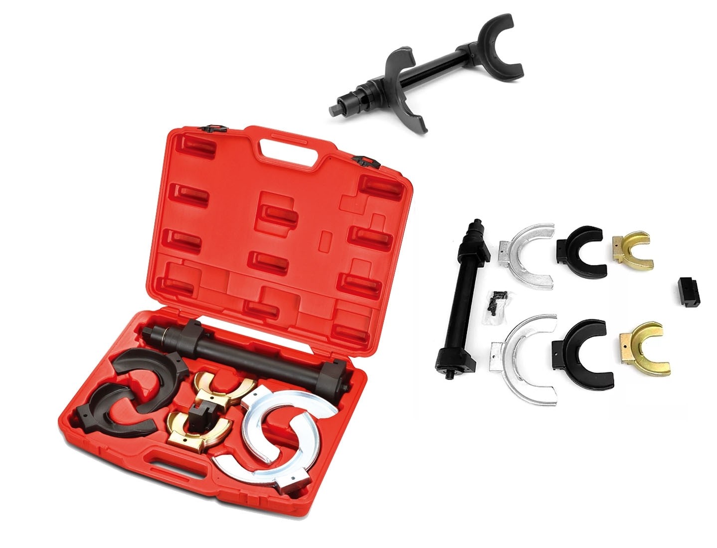 Trusa presa pentru arcuri cu 3 perechi de flanse