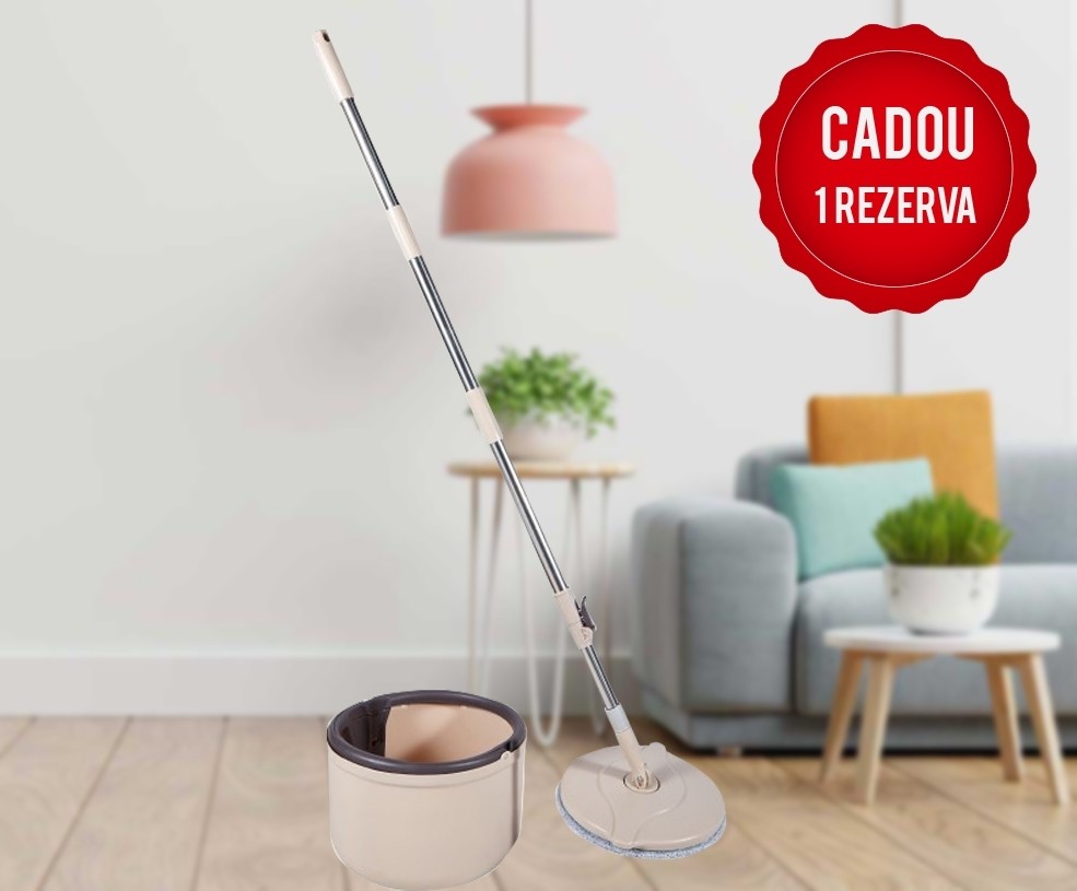 Mop rotativ , 4.5 l + 2 rezerve