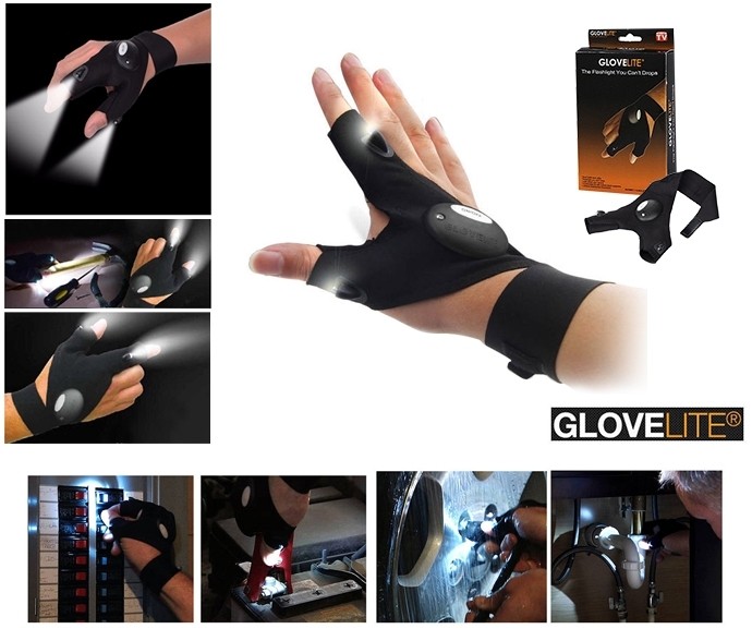 Manusa cu led din neopren 