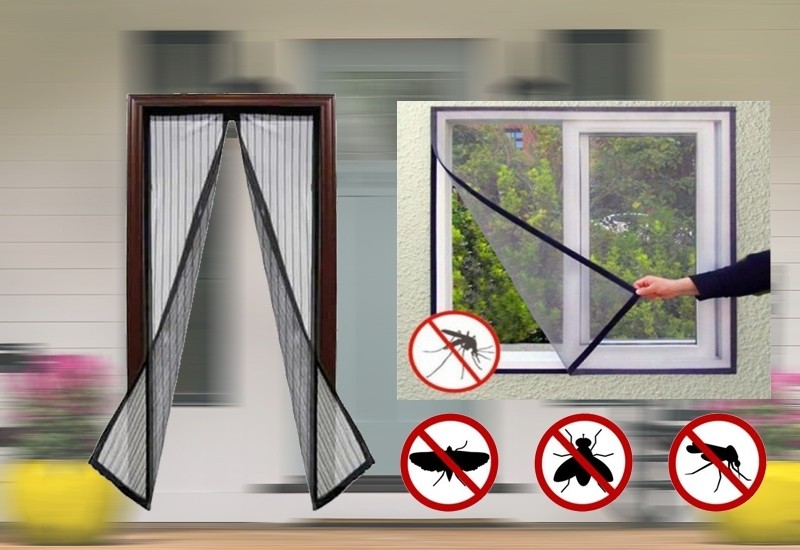 Pachet promotional set plasa de insecte pentru usa si fereastra 