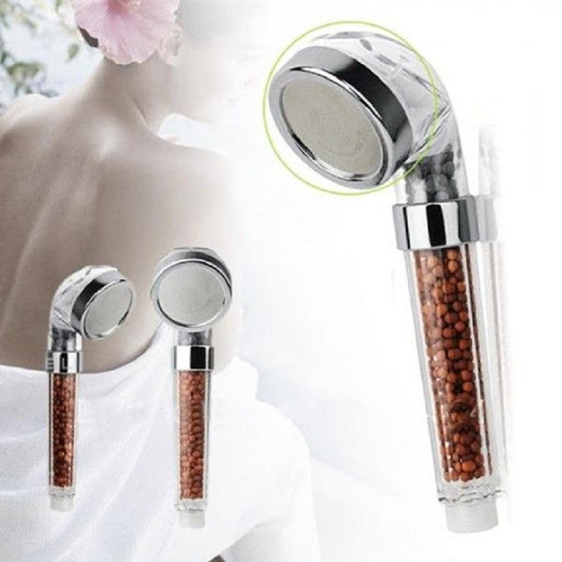 Cap de dus cu granule anti-calcar