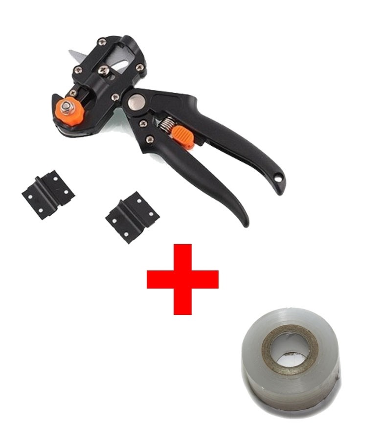 Pachet promotional pentru altoire, Foarfeca altoit + banda pentru altoit