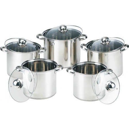 Set oale 10 piese din inox