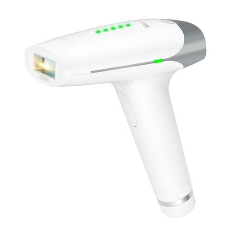 Epilator IPL, 5 trepte de intensitate, 300.000 pulsatii, 2 capete interschimbabile