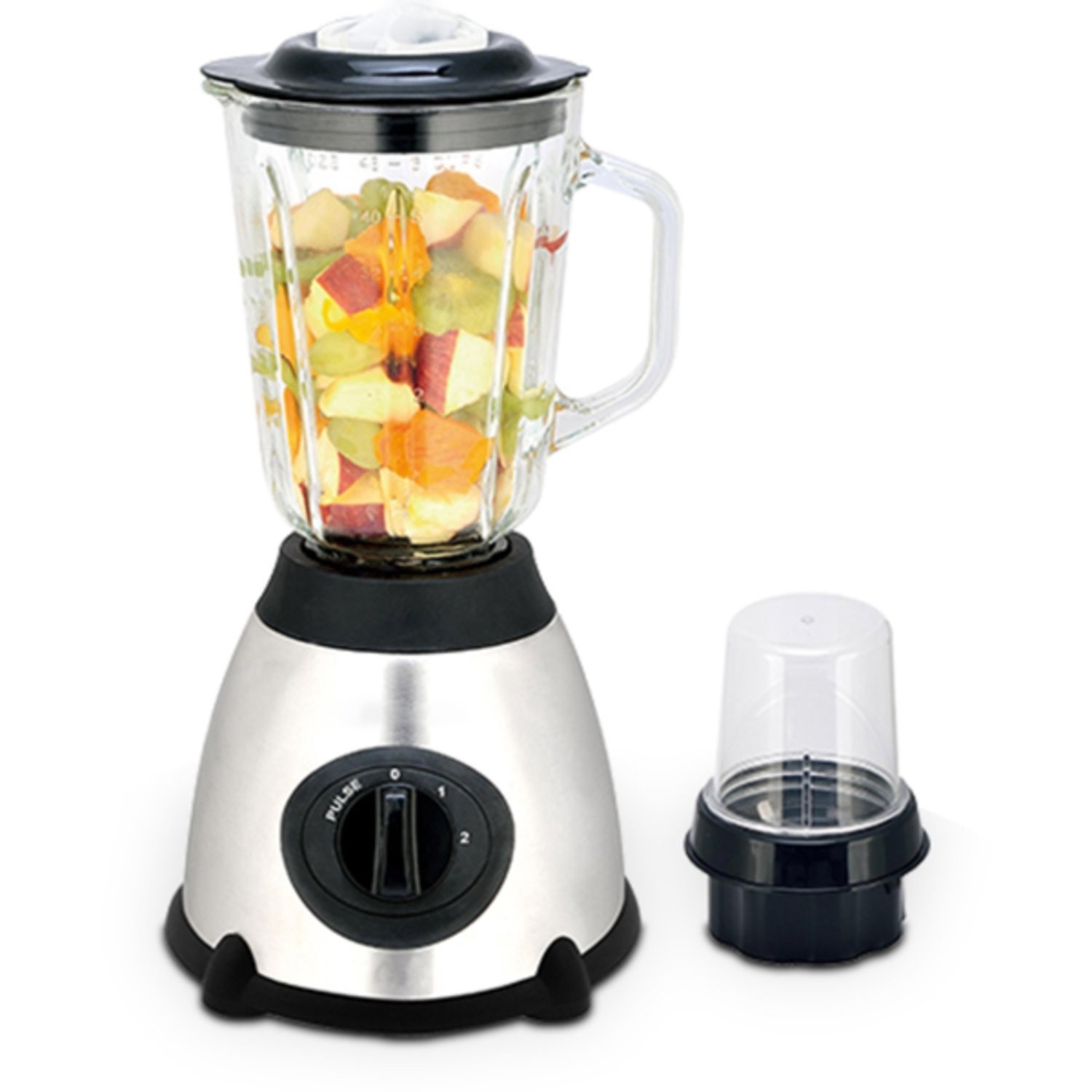 Blender cu rasnita, 600W, 2 viteze, Functie Pulse, 1.5 litri