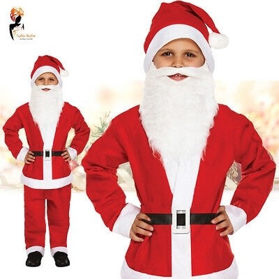 Costum de Mos Craciun pentru Copii model Baieti 2-12 ANI