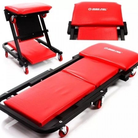 Scaun pliabil pentru service auto 2 in 1 