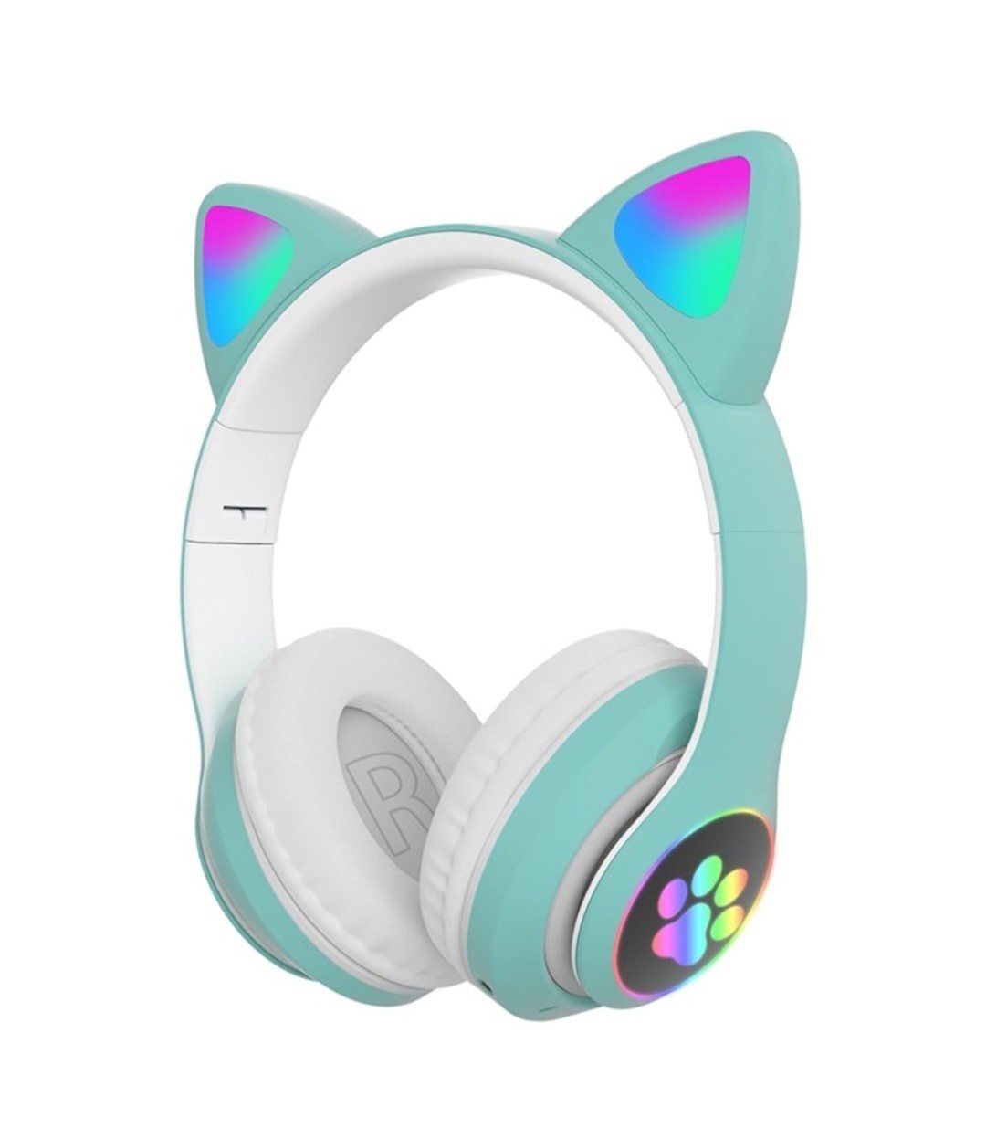 Casti wireless pliabile, Urechi de pisica, Bluetooth 5.0, Handsfree, HiFi, Bass Stereo, LED, TF, 