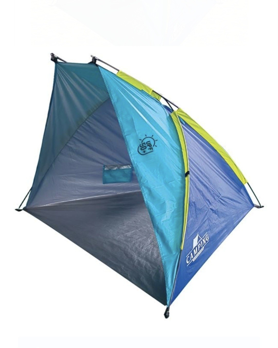 Cort Impermeabil Albastru Ciel (2 Persoane) UPF 50+ pentru Plaja 220x115x115cm