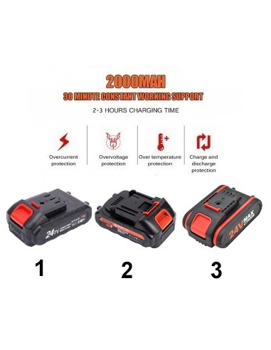 Acumulator universal, 24-36V, 8Ah, baterie Li-on