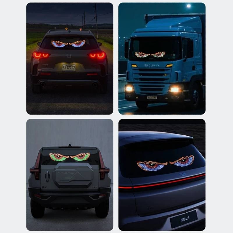 Set 2 panouri rigide Devil's Eyes, Led Matrix