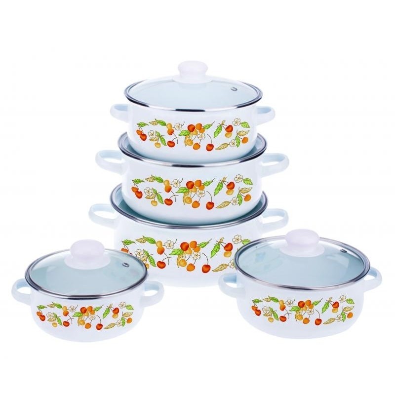 Set oale emailate 10 piese 