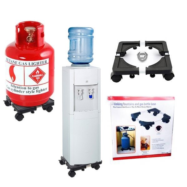 Suport mobil cu roti pentru butelie sau dozator de apa , 30 x 30 cm