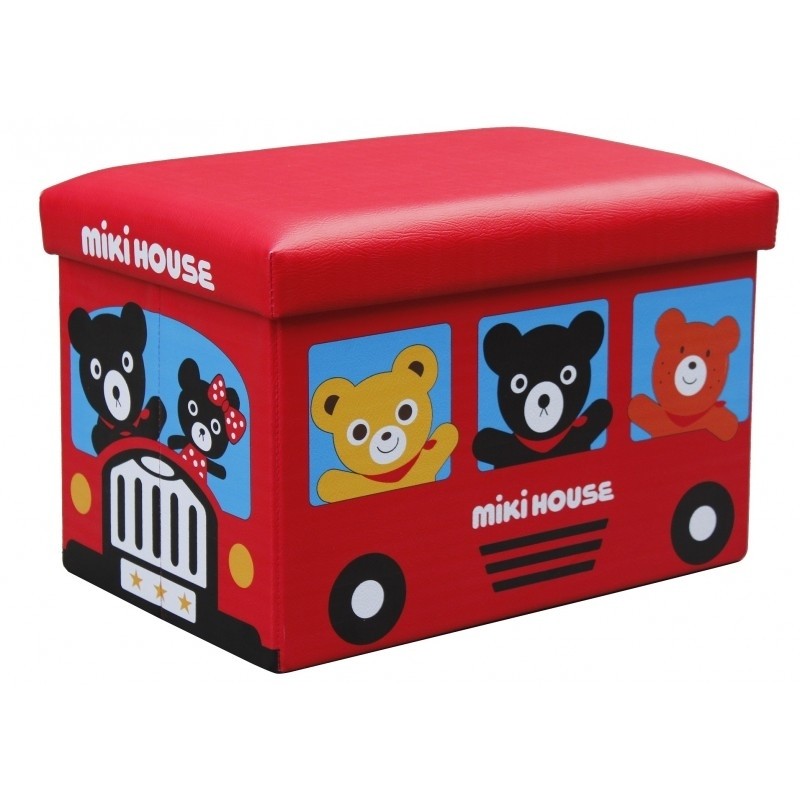 Taburet pentru copii, cu spatiu de depozitare