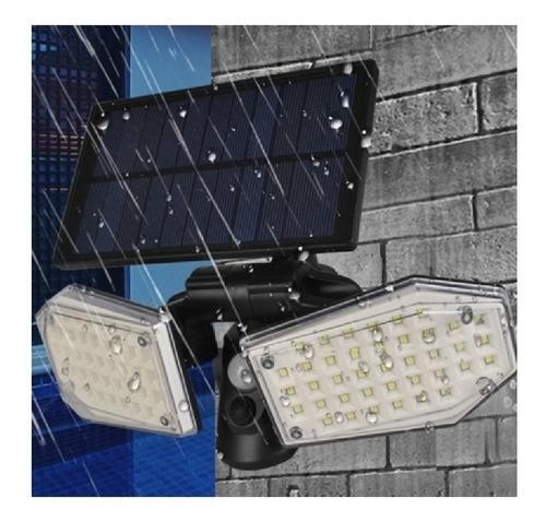 Lampa dubla split, cu panou solar si senzor de de miscare