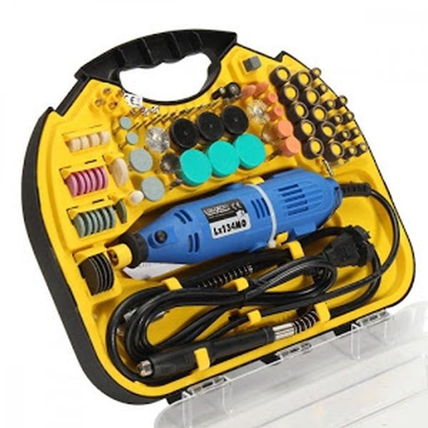 SET MINI POLIZOR, 170W, 35000 RPM, 388 ACCESORII INCLUSE