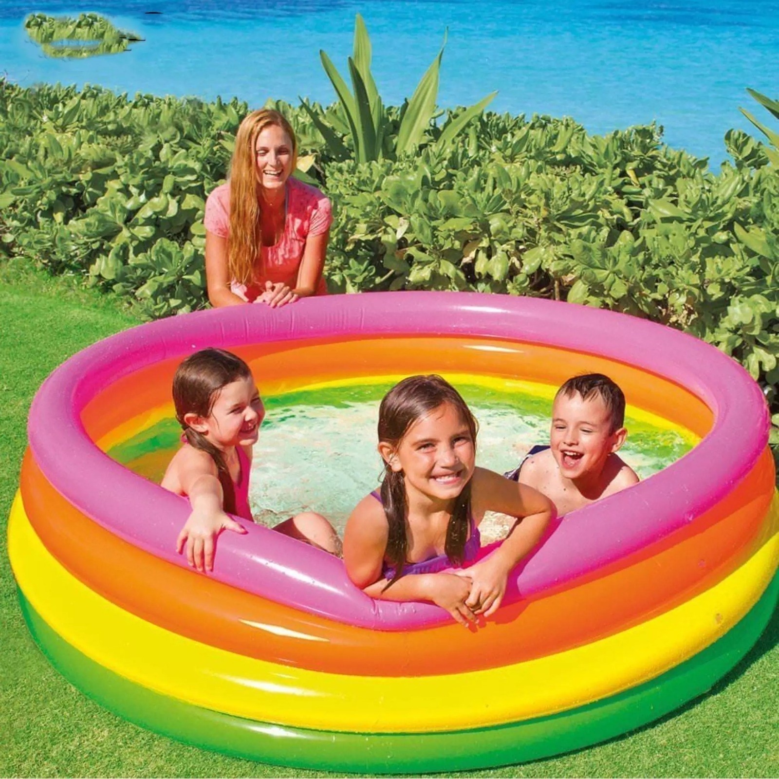 Piscina Gonflabila, Intex Sunset Glow, 168 x 46 cm