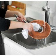 Perie electrica cu capete rotative si acumulator pentru indepartarea calcarului