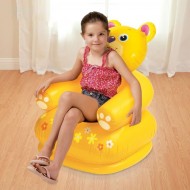 Fotoliu plutitor gonflabil, pentru copii, Happy Animal, Intex 68556