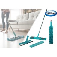 Set complet Ustensile pentru curatenie, mop, pamatuf, dispozitiv curatare geamuri. 7 piese