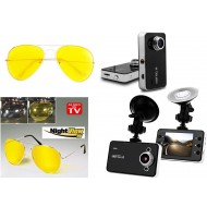 Oferta speciala! Camera auto pentru autoturism si ochelari pentru condus zi / noapte