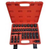 Chei tubulare 1/2 de impact, 32 piese