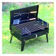 Gratar portabil pentru camping tip Diplomat, cu accesorii incluse