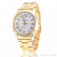 Ceas dama Geneva Quartz auriu