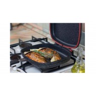 Tigaie dubla, suprafata antiaderenta tehnologie NON-STICK, 32 CM