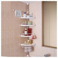 Raft telescopic de perete pentru baie