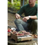Gratar instant, ecologic pentru camping, Mini Grill de unica folosinta, gateste in 5 minute