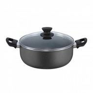 Cratita cu capac, aluminiu, 24cm, 3L