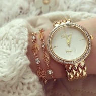 Ceas de dama Elegant Style metalic Gold