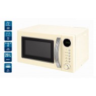 Cuptor cu microunde, Control digital, 20l, 700 W, Display LED, 8 programe, 10 niveluri de putere, Functie dezghetare