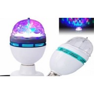 Set 2 becuri disco rotative proiector multicolor cu LED